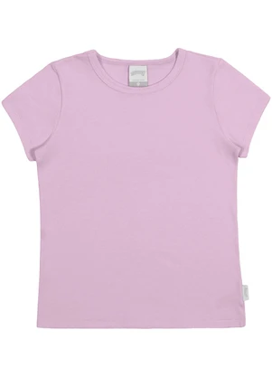 Alakazoo - Blusa Infantil em Malha Cotton Básica Rosa - ALAKAZOO