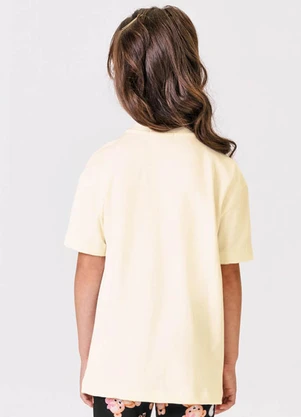 Rovitex - Blusa Infantil em Malhão Estampado Bege - ROVITEX