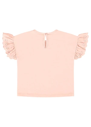 Up Baby - Blusa Infantil em Meia Malha Flamê Rosa - UP BABY