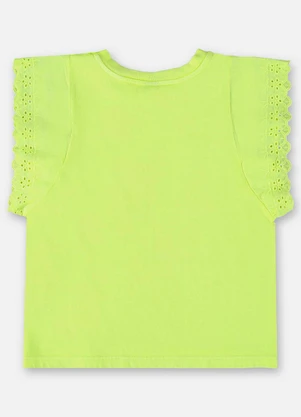 Up Baby - Blusa Infantil em Meia Malha Verde - UP BABY