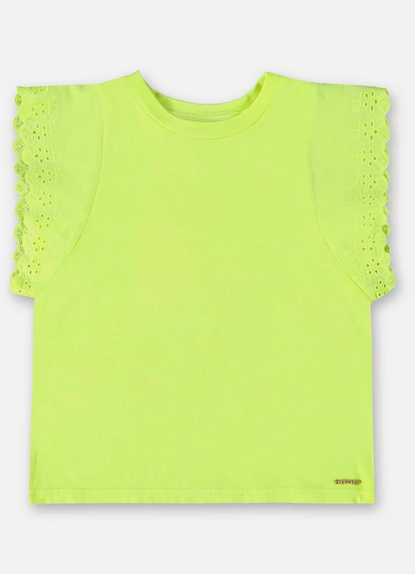 Up Baby - Blusa Infantil em Meia Malha Verde 1