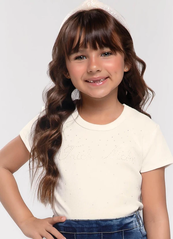 Trick Nick - Blusa Infantil em Ribana Bege