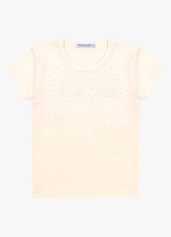 Trick Nick - Blusa Infantil em Ribana Bege 5