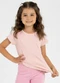 Guloseima - Blusa Infantil em Ribana Verde - variação: Rosa