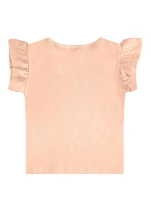 Guloseima - Blusa Infantil em Ribana Rosa - GULOSEIMA