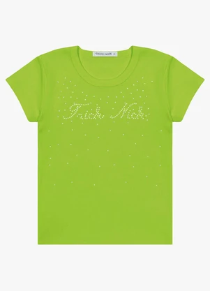 Trick Nick - Blusa Infantil em Ribana Verde - TRICK NICK