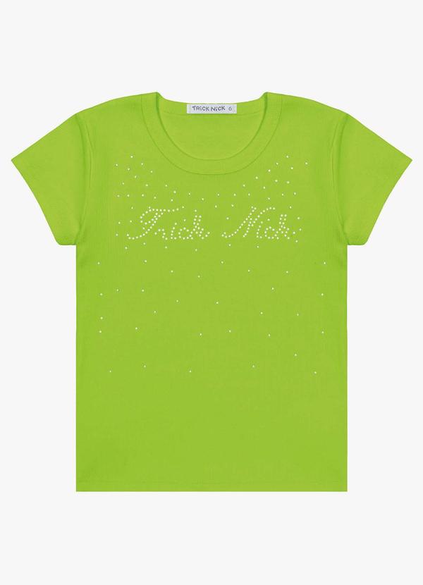 Trick Nick - Blusa Infantil em Ribana Verde