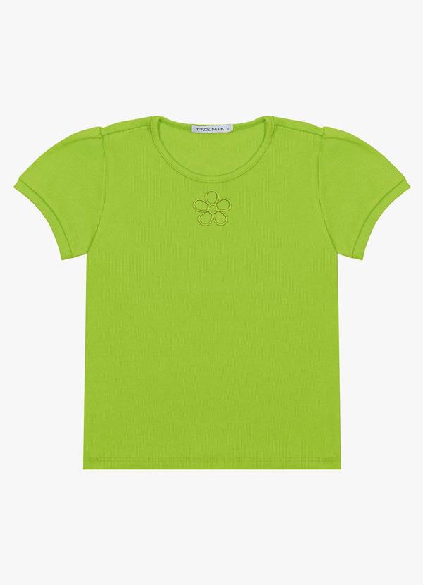 Trick Nick - Blusa Infantil em Ribana Verde