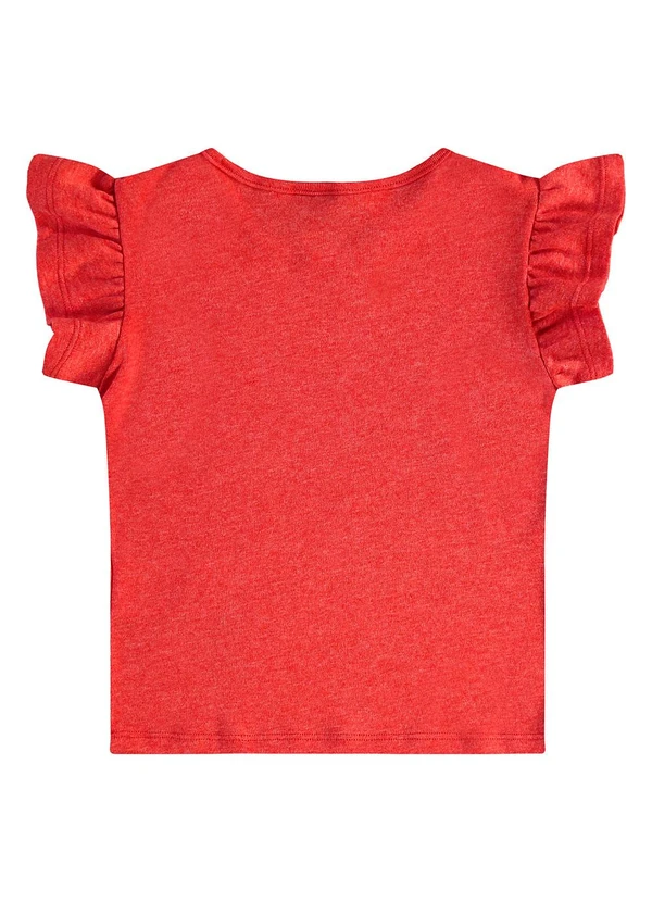 Guloseima - Blusa Infantil em Ribana Vermelho 2