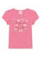 Duduka - Blusa Básica com Etiqueta Lateral Verde - variação: Rosa