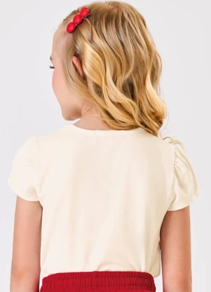 Rovitex - Blusa Infantil Estampada Bege - ROVITEX