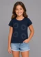 Rovi Kids - Blusa Infantil Feminina Bege - variação: Azul