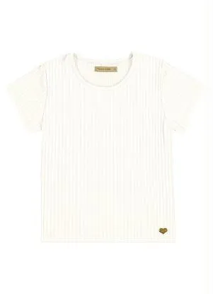 Trick Nick - Blusa Infantil Feminina Básica Bege - TRICK NICK