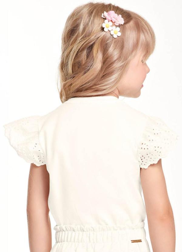 Trick Nick - Blusa Infantil Feminina Bege 2