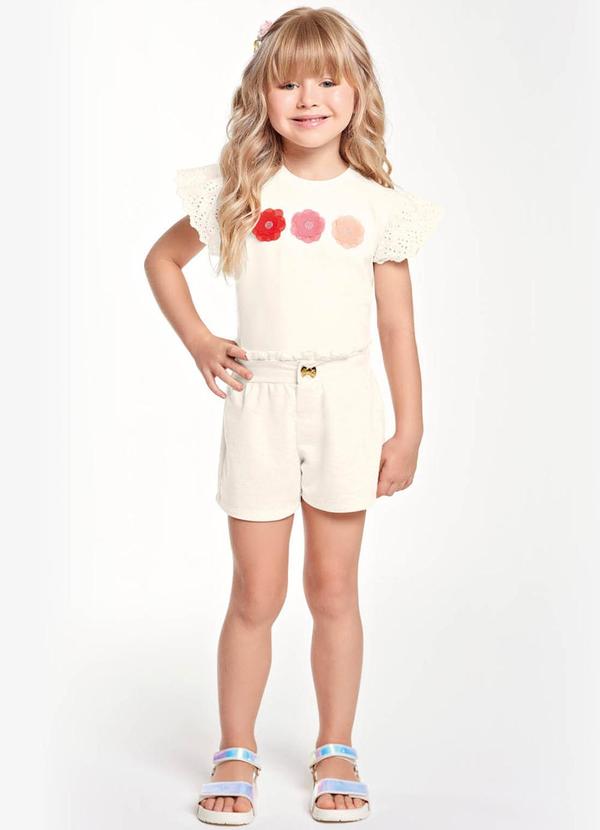 Trick Nick - Blusa Infantil Feminina Bege 3