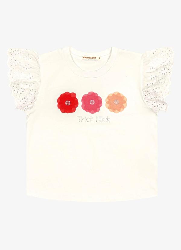 Trick Nick - Blusa Infantil Feminina Bege 4