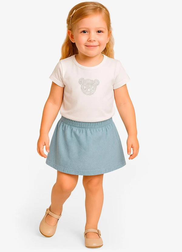Select - Blusa Infantil Feminina Bege 3