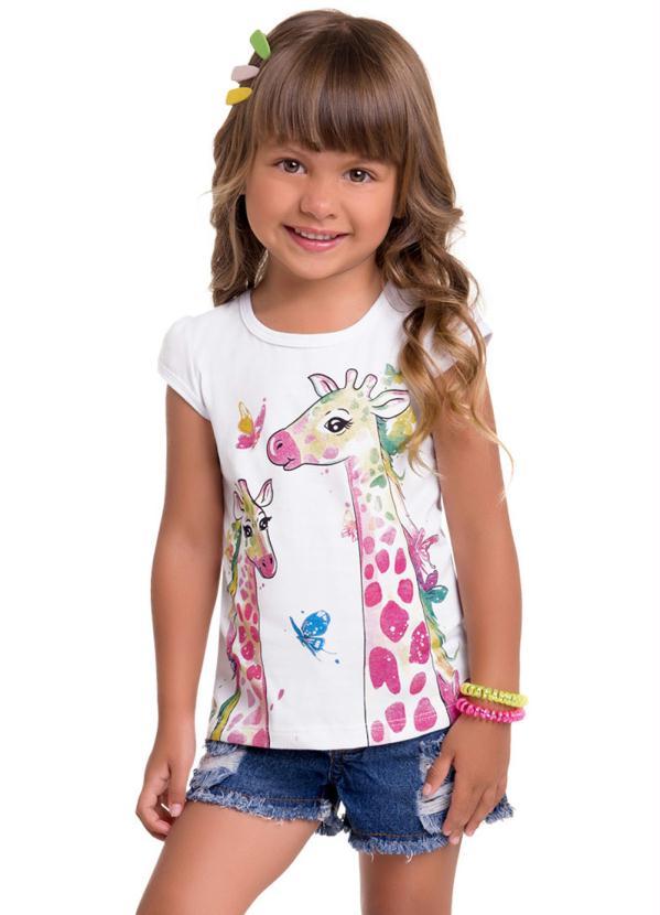 Kyly - Blusa Infantil Feminina Branco