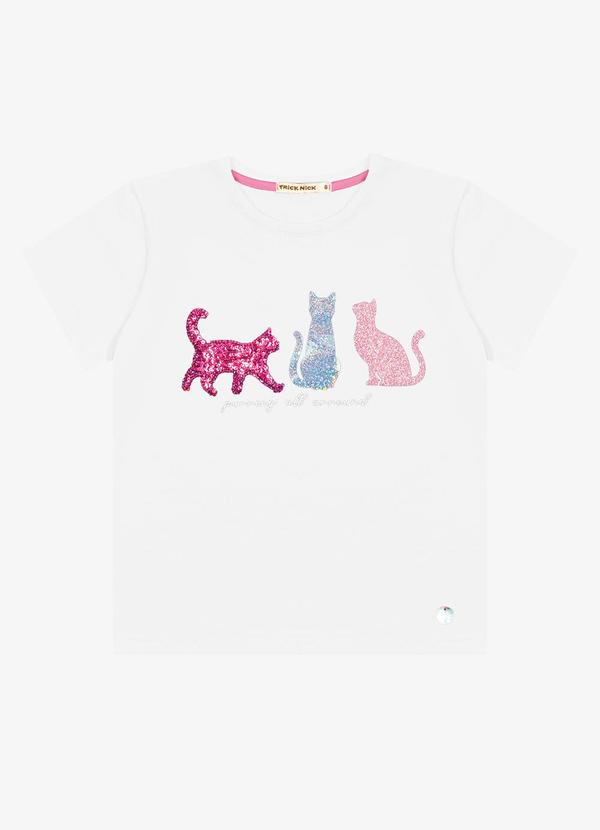 Trick Nick - Blusa Infantil Menina Branco