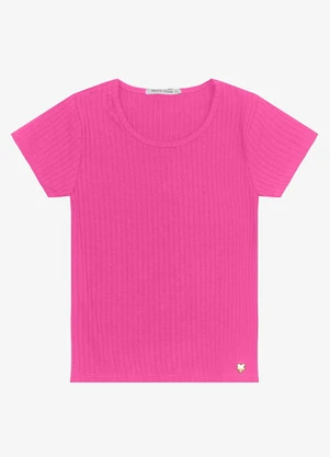 Trick Nick - Blusa Infantil Feminina Canelada Rosa - TRICK NICK