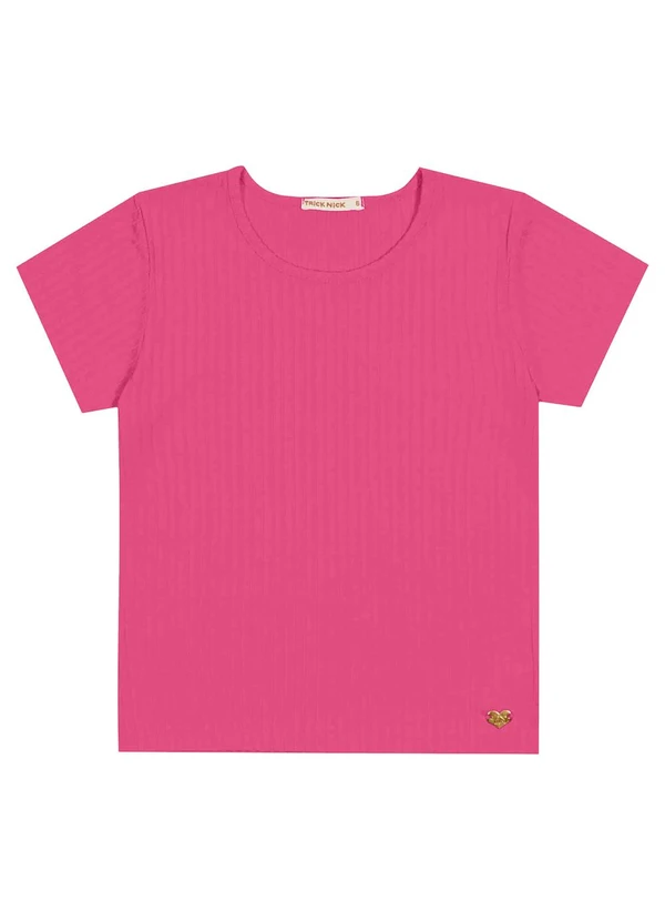 Trick Nick - Blusa Infantil Menina Canelada Rosa