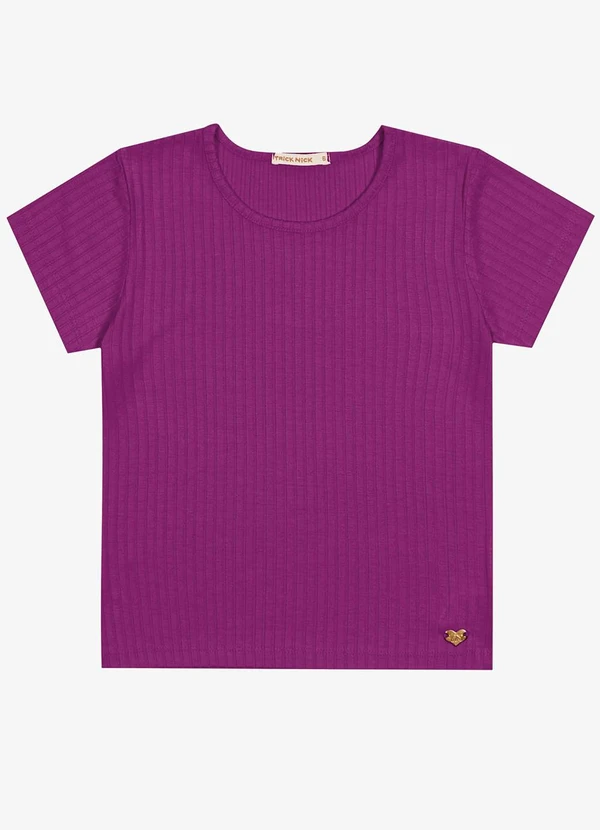 Trick Nick - Blusa Infantil Menina Canelada Roxo
