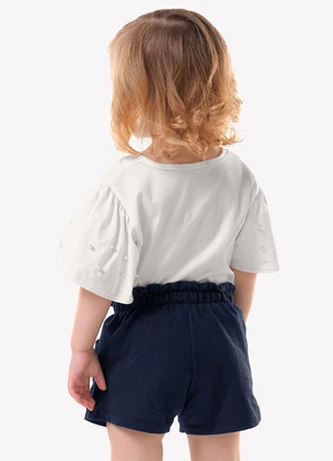 Trick Nick - Blusa Infantil Feminina Cotton Leve Bege - TRICK NICK