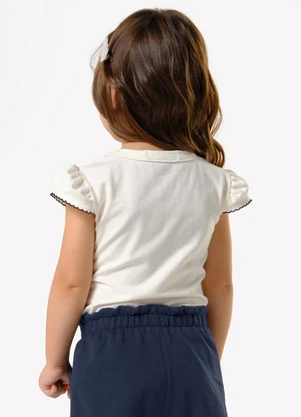 Trick Nick - Blusa Infantil Feminina Cotton Leve Bege - TRICK NICK