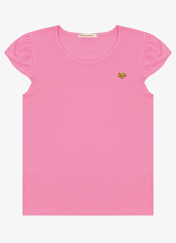 Trick Nick - Blusa Infantil Menina Cotton Leve Rosa