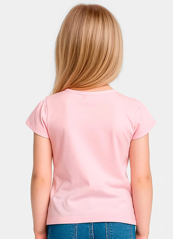 Trick Nick - Blusa Infantil Feminina em Cotton Leve Rosa 2