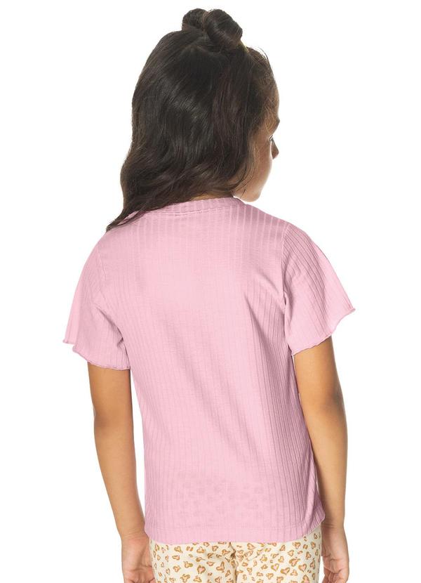 Rovi Kids - Blusa Infantil Menina Love Rosa 2