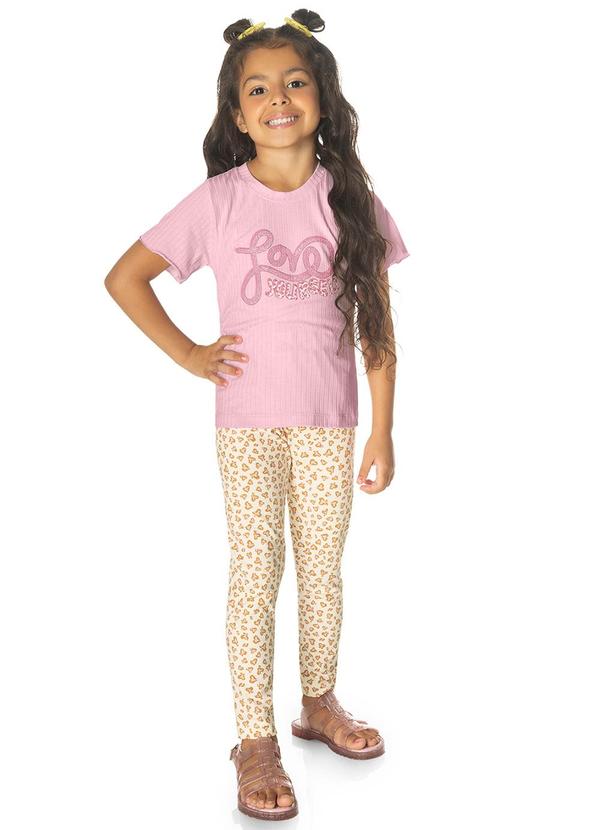 Rovi Kids - Blusa Infantil Menina Love Rosa 3