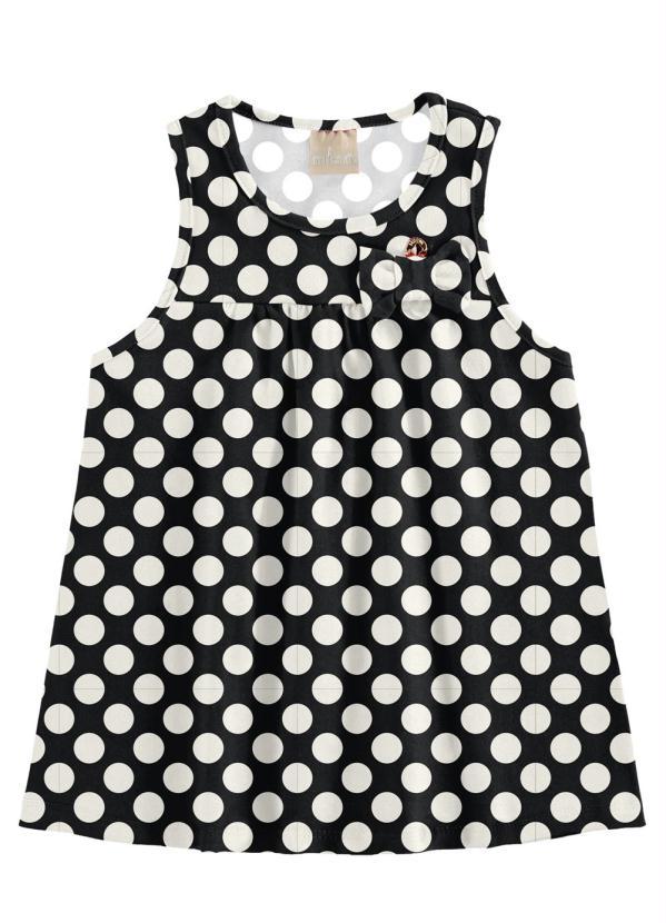 Milon - Blusa Infantil MeninaPreto