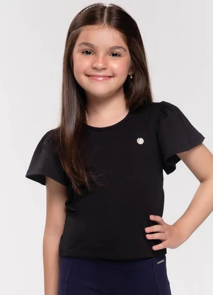 Trick Nick - Blusa Infantil Feminina Preto - TRICK NICK