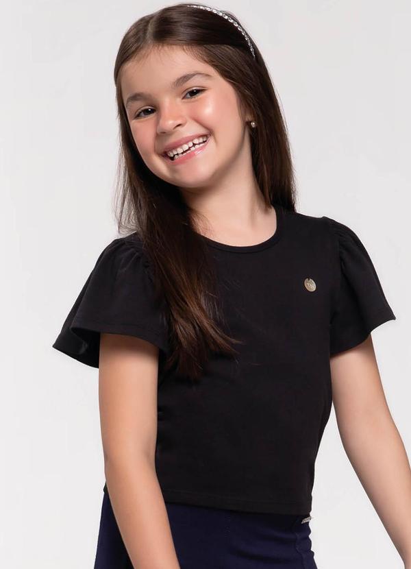Trick Nick - Blusa Infantil Feminina Preto 4