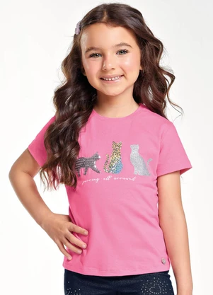 Trick Nick - Blusa Infantil Feminina Rosa - TRICK NICK