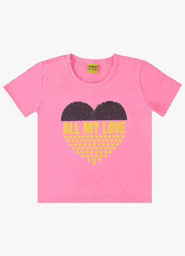 Rovi Kids - Blusa Infantil Menina Rosa