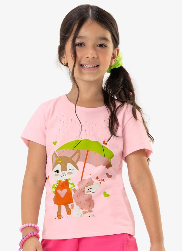 Rovi Kids - Blusa Infantil Feminina Rosa