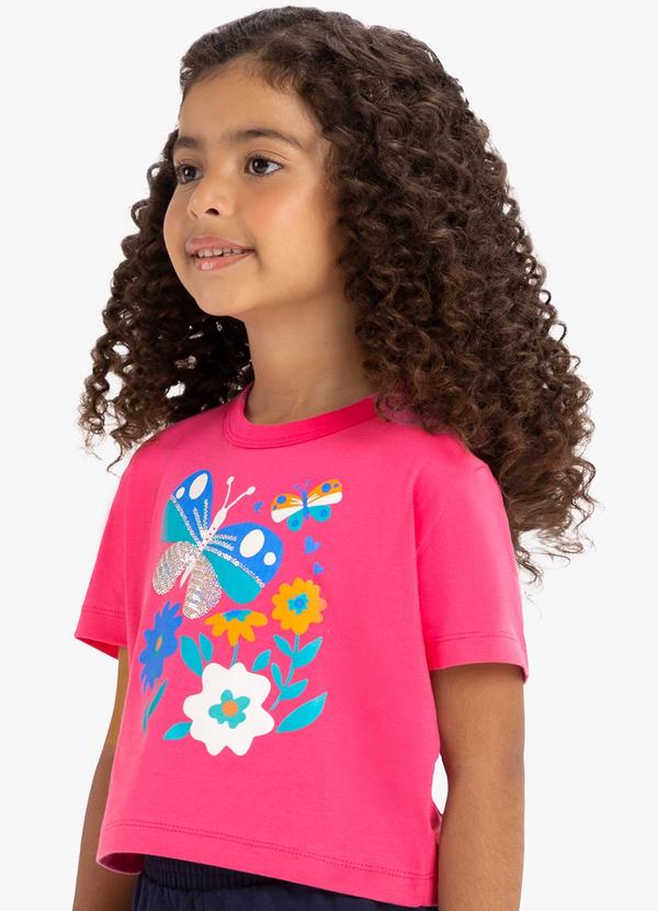 Rovi Kids - Blusa Infantil Feminina Rosa