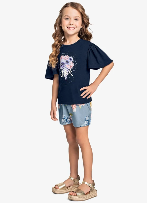 Trick Nick - Blusa Infantil Feminina Azul 3