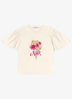 Trick Nick - Blusa Infantil Feminina Bege - TRICK NICK