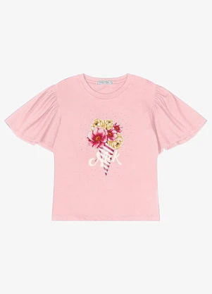 Trick Nick - Blusa Infantil Feminina Rosa - TRICK NICK