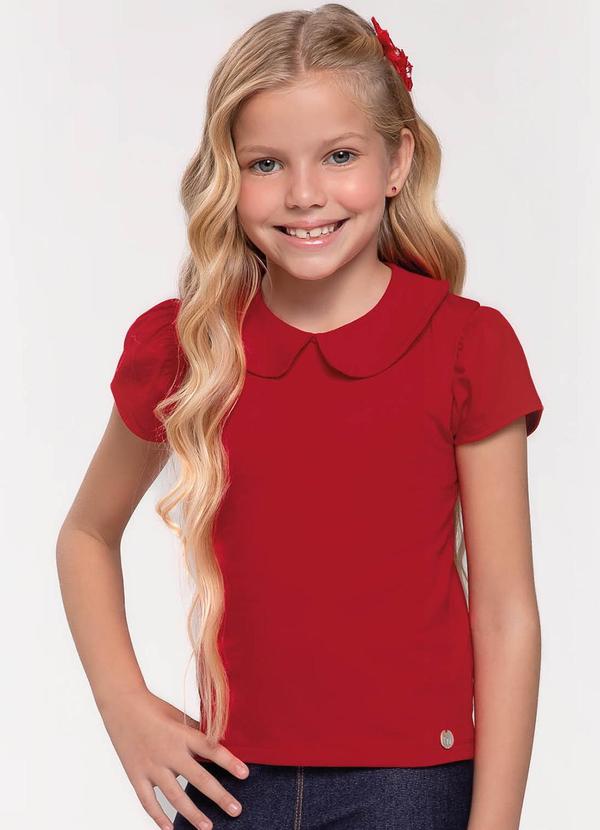Trick Nick - Blusa Infantil Feminina Vermelho