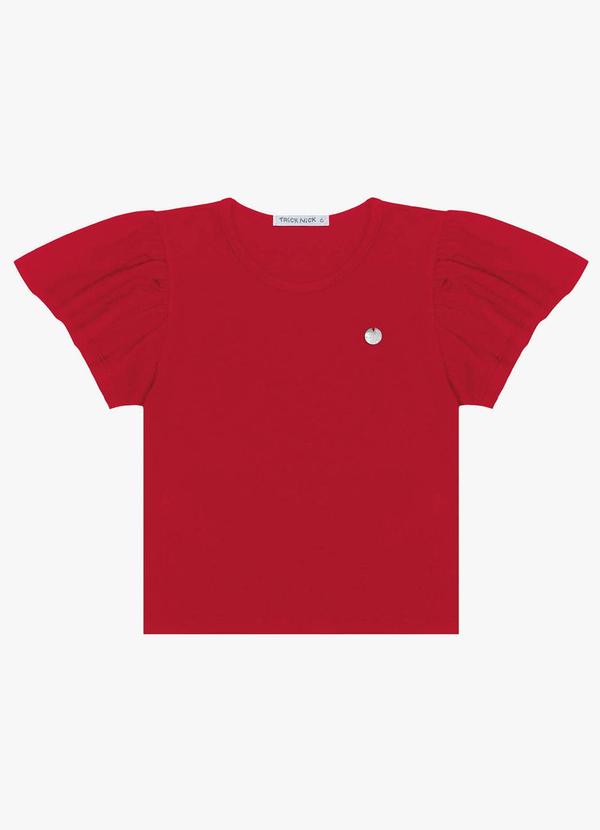 Trick Nick - Blusa Infantil Feminina Vermelho