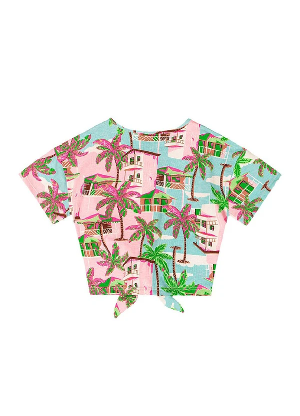 Quimby - Blusa Infantil Feminino Cotton Azul 4