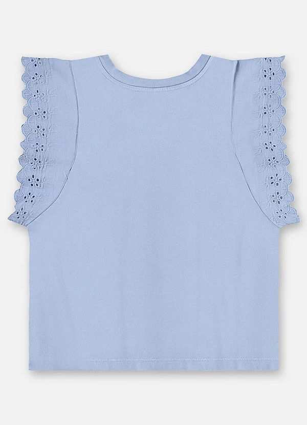 Up Baby - Blusa Infantil Finina Algodão Azul 4