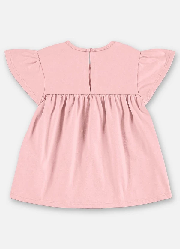 Up Baby - Blusa Infantil Finina Algodão Rosa 2
