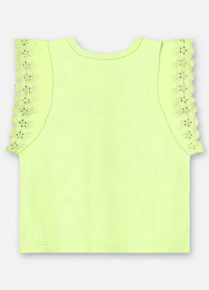 Up Baby - Blusa Infantil Finina Algodão Verde - UP BABY