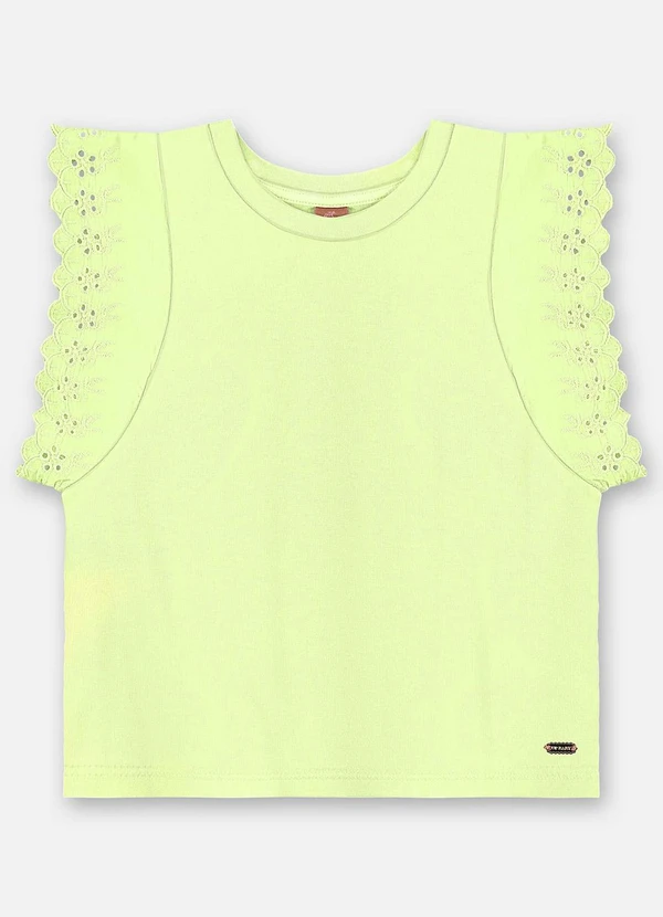 Up Baby - Blusa Infantil Finina Algodão Verde
