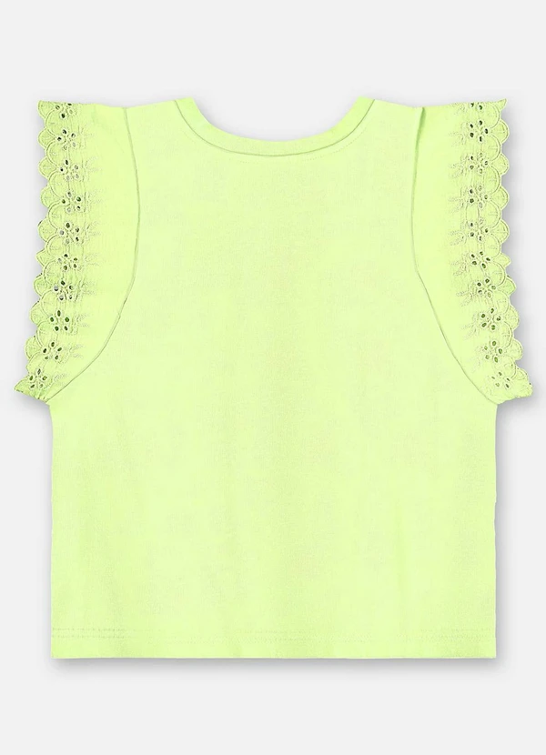 Up Baby - Blusa Infantil Finina Algodão Verde 2